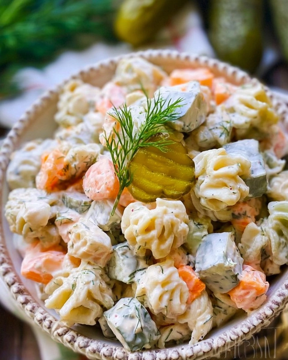 Creamy Dill Pickle Pasta Salad 89 Creamy Dill Pickle Pasta Salad