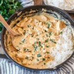 Creamy Smothered Chicken and Rice 126 Creamy-Smothered-Chicken-and-Rice-Recipe