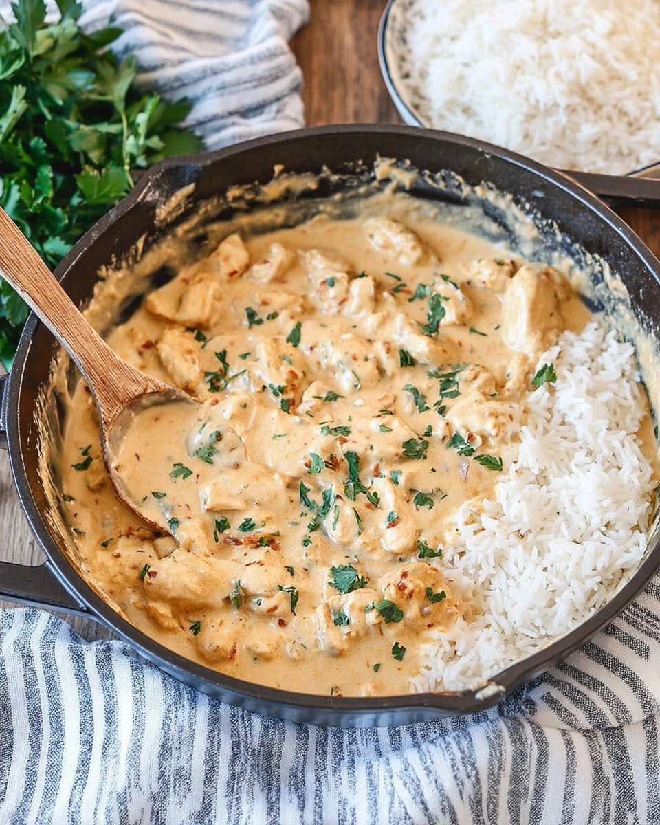 Creamy Smothered Chicken and Rice 124 Creamy Smothered Chicken and Rice
