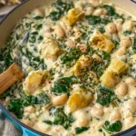 Creamy-Spinach-Artichoke-Butter-Beans-Recipe