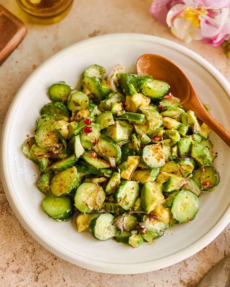 Cucumber-Avocado-Salad-Creamy-and-Ready-in-10-minutes-Recipe