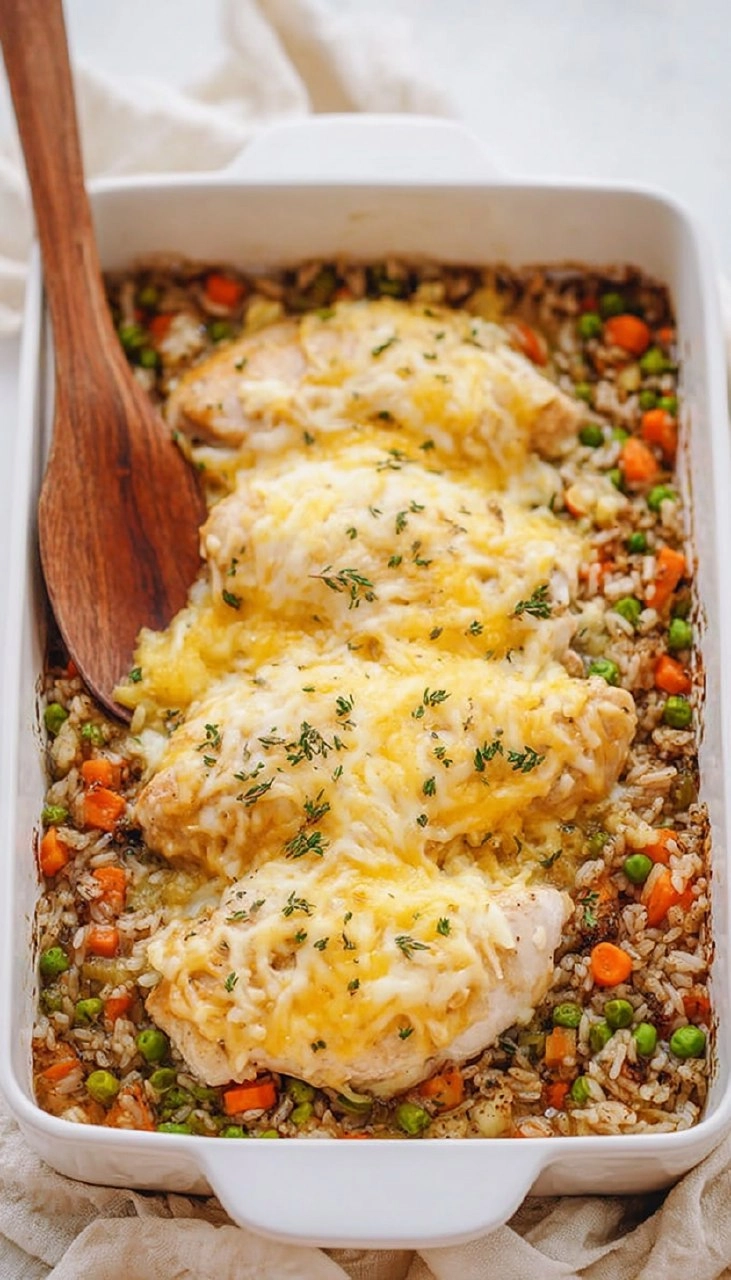 Easy Chicken and Rice Casserole 95 Easy Chicken and Rice Casserole