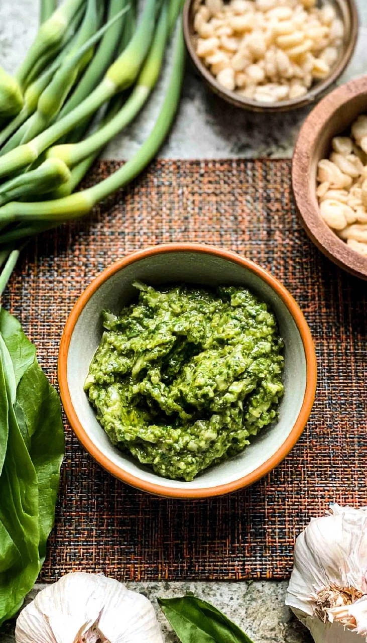 Garlic Scape Pesto 95 Garlic Scape Pesto