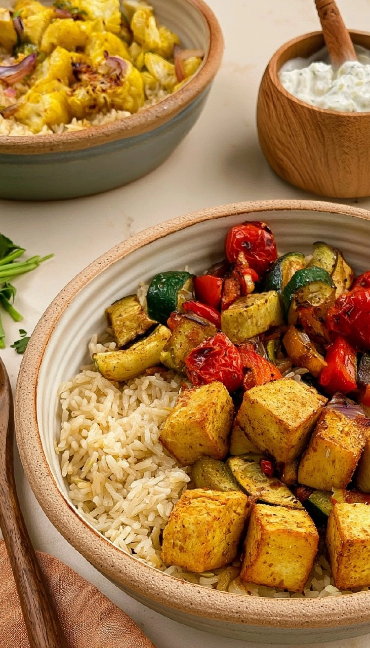 Greek Tofu & Rice Bowls 135 Greek Tofu & Rice Bowls