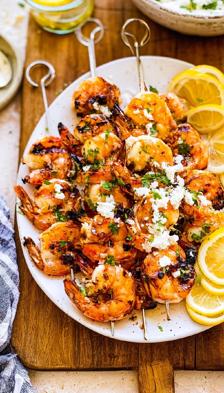 Grilled Shrimp Skewers | Easy Summer BBQ Seafood Appetizer 70 Grilled Shrimp Skewers | Easy Summer BBQ Seafood Appetizer