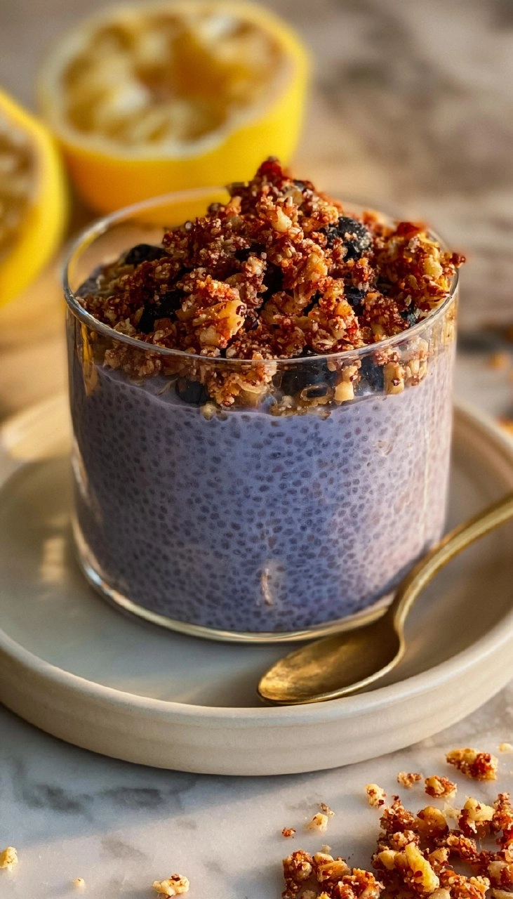 Lemon Blueberry Muffin Chia Pudding 100 Lemon Blueberry Muffin Chia Pudding