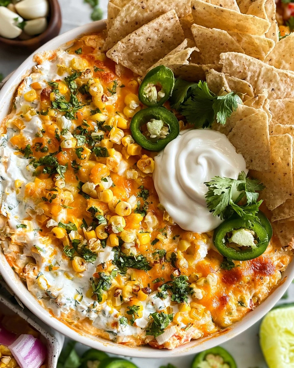 Mexican Street Corn Dip | Creamy Crowd-Pleasing Cookout Appetizer