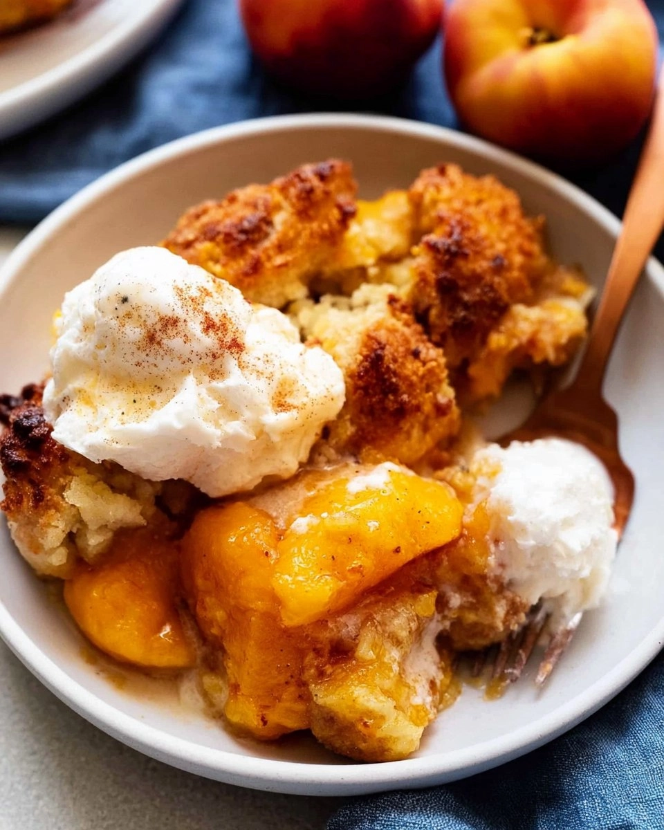 Peach Cobbler | Old-Fashioned Summer Fruit Dessert