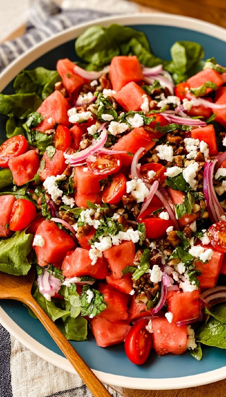 Watermelon Feta Salad | Fresh Summer Picnic Side 90 Watermelon Feta Salad | Fresh Summer Picnic Side