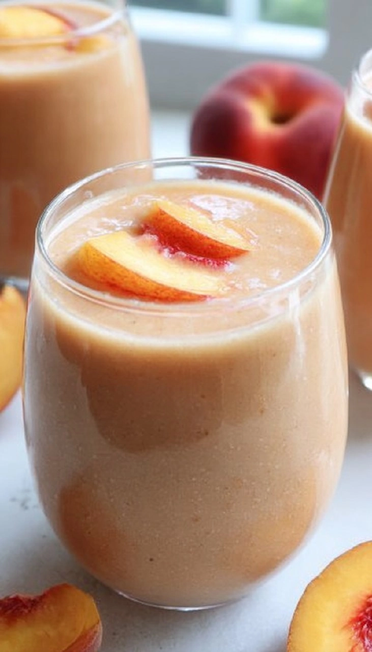 5-Minute Peach Smoothie