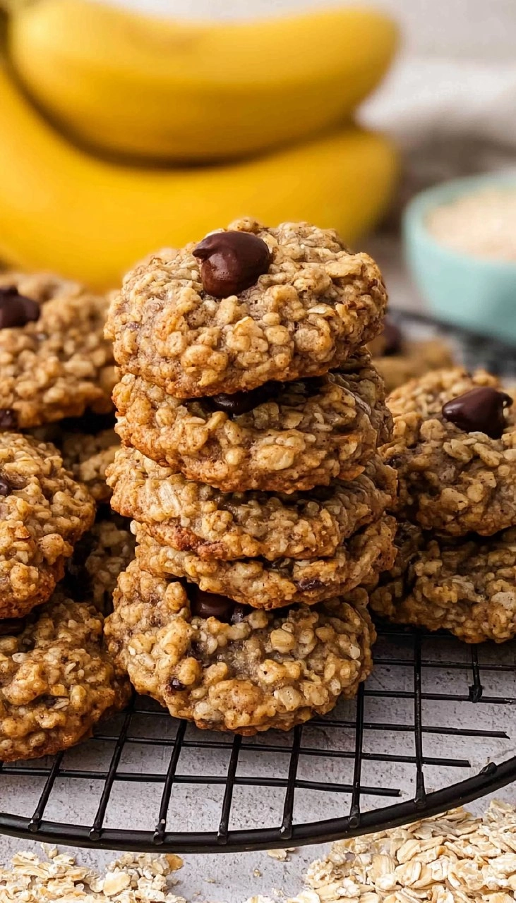 Banana Oatmeal Cookies 110 Banana Oatmeal Cookies