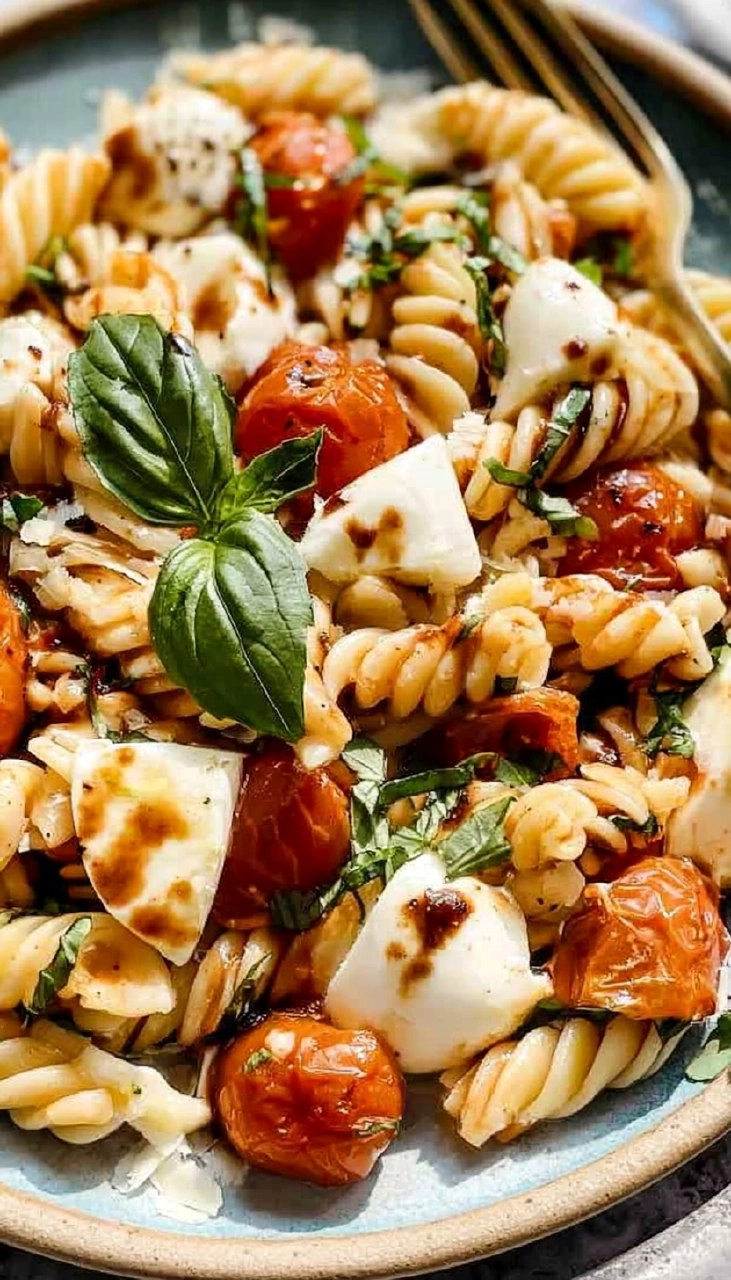 Caprese Pasta (Easy Tomato Mozzarella Pasta) 100 Caprese Pasta (Easy Tomato Mozzarella Pasta)