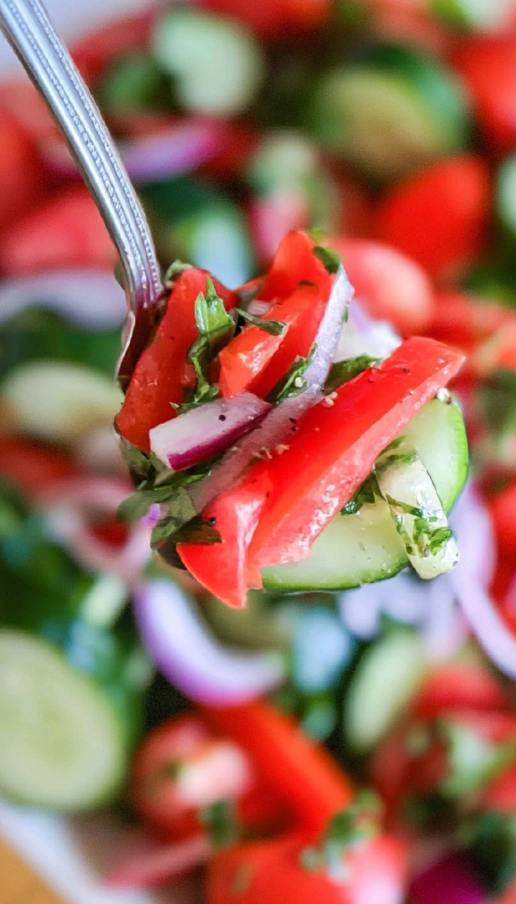 Classic Cucumber Tomato Salad 70 Classic Cucumber Tomato Salad
