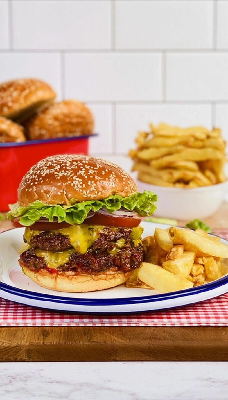 Double Cheeseburger 295 Double Cheeseburger