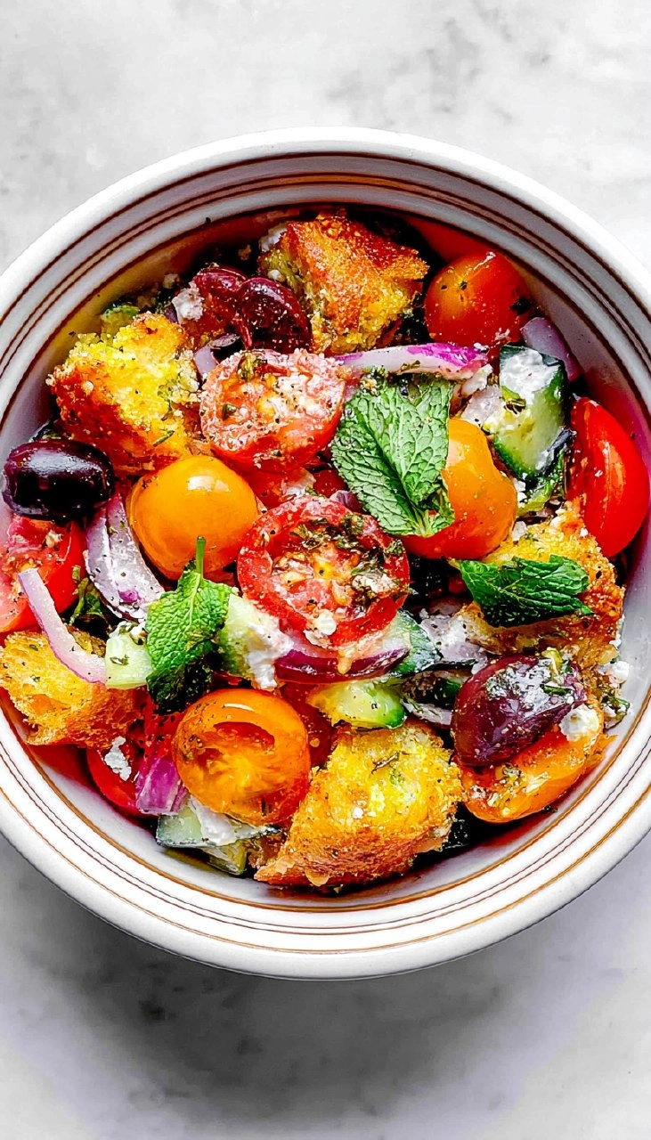 Greek-Style Bread Salad 100 Greek-Style Bread Salad