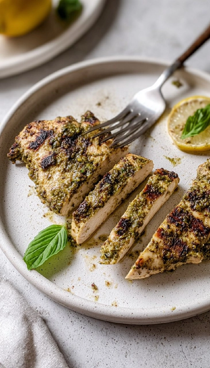 Grilled Pesto Chicken