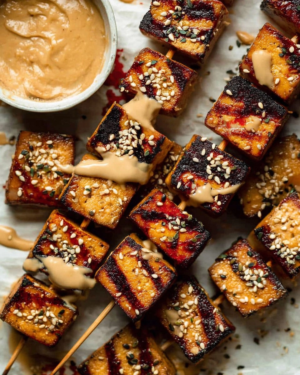 Grilled Tofu Skewers (Vegan) 84 Grilled Tofu Skewers (Vegan)