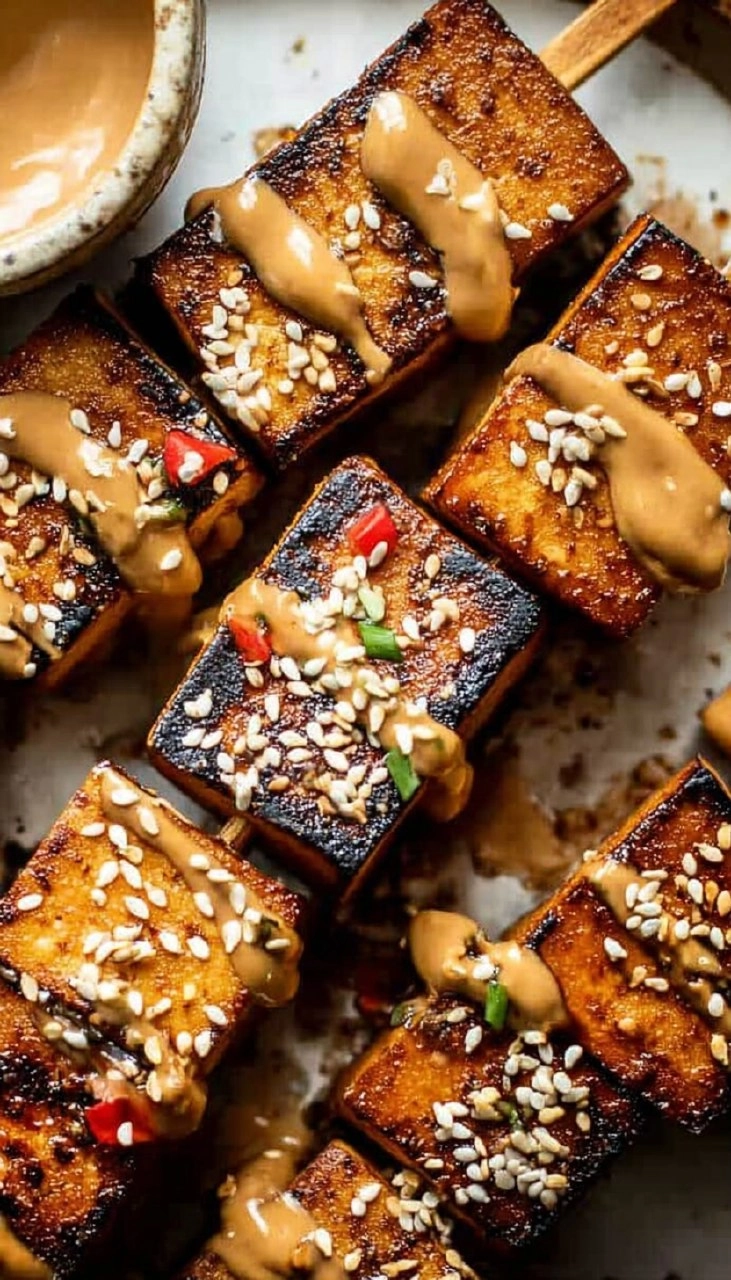 Grilled Tofu Skewers (Vegan) 85 Grilled Tofu Skewers (Vegan)