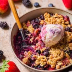 Healthy Mixed Berry Crisp (Gluten-Free) 91 Healthy-Mixed-Berry-Crisp-Gluten-Free-Recipe