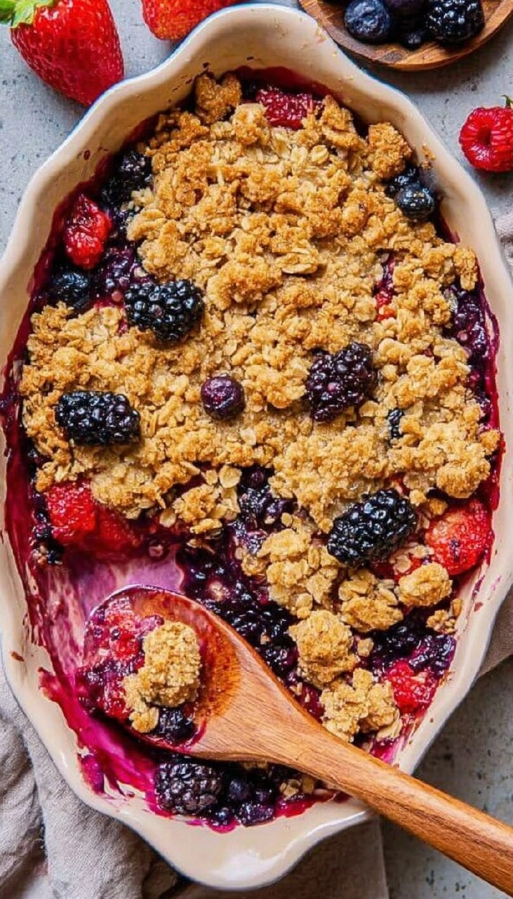 Healthy Mixed Berry Crisp (Gluten-Free) 90 Healthy Mixed Berry Crisp (Gluten-Free)