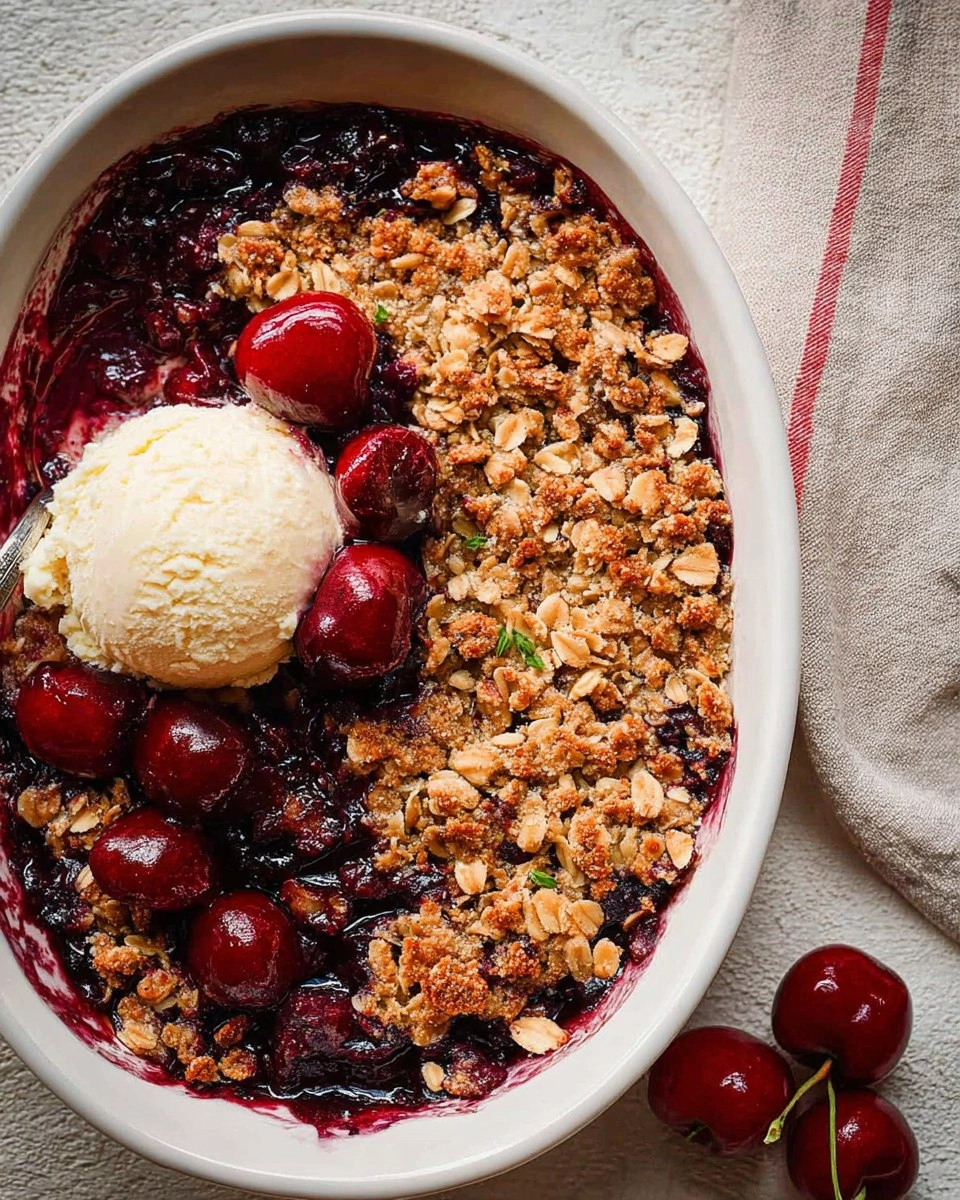 Homemade Cherry Crisp 99 Homemade Cherry Crisp