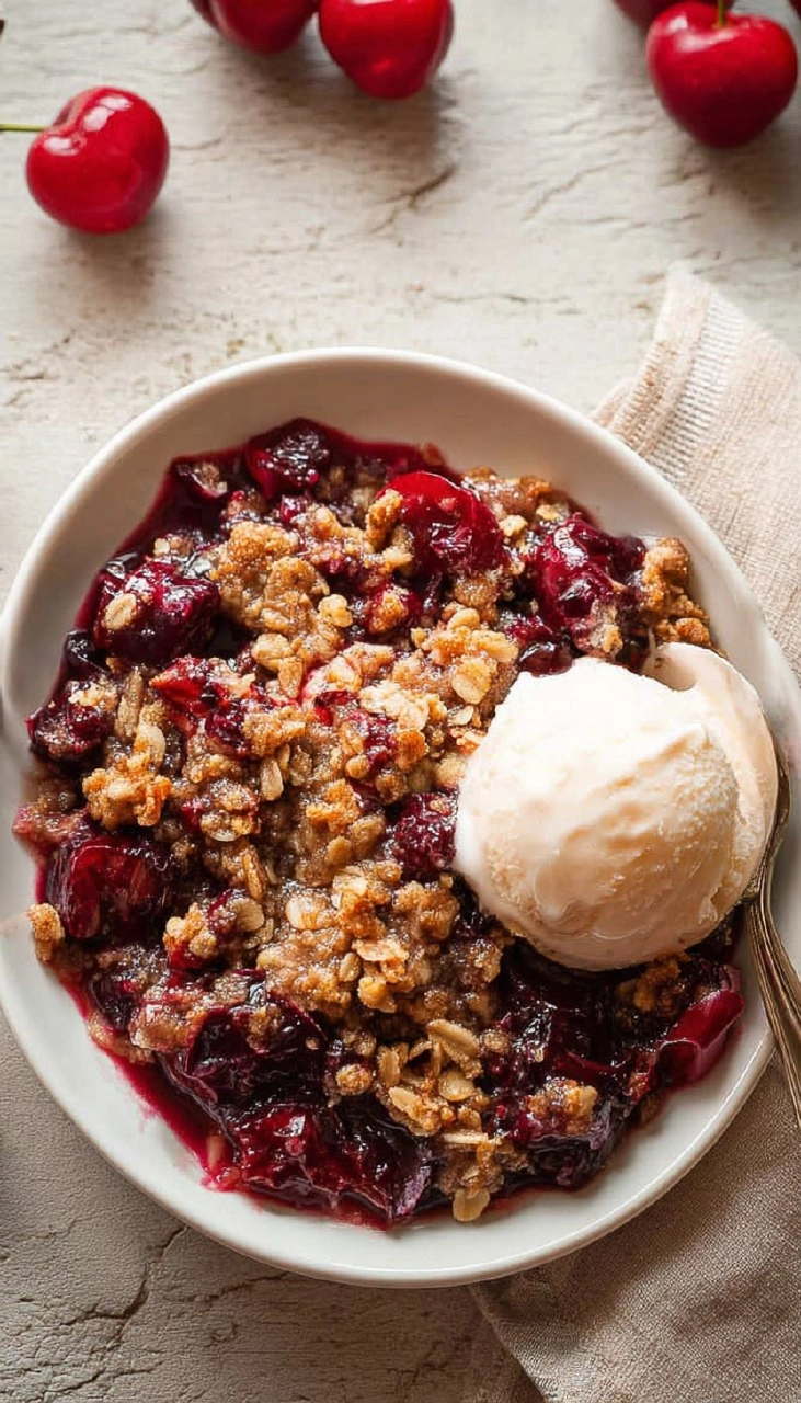 Homemade Cherry Crisp 100 Homemade Cherry Crisp