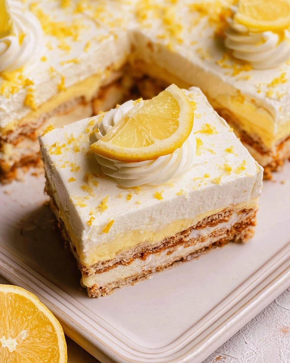 Lemon Icebox Cake 69 Lemon Icebox Cake