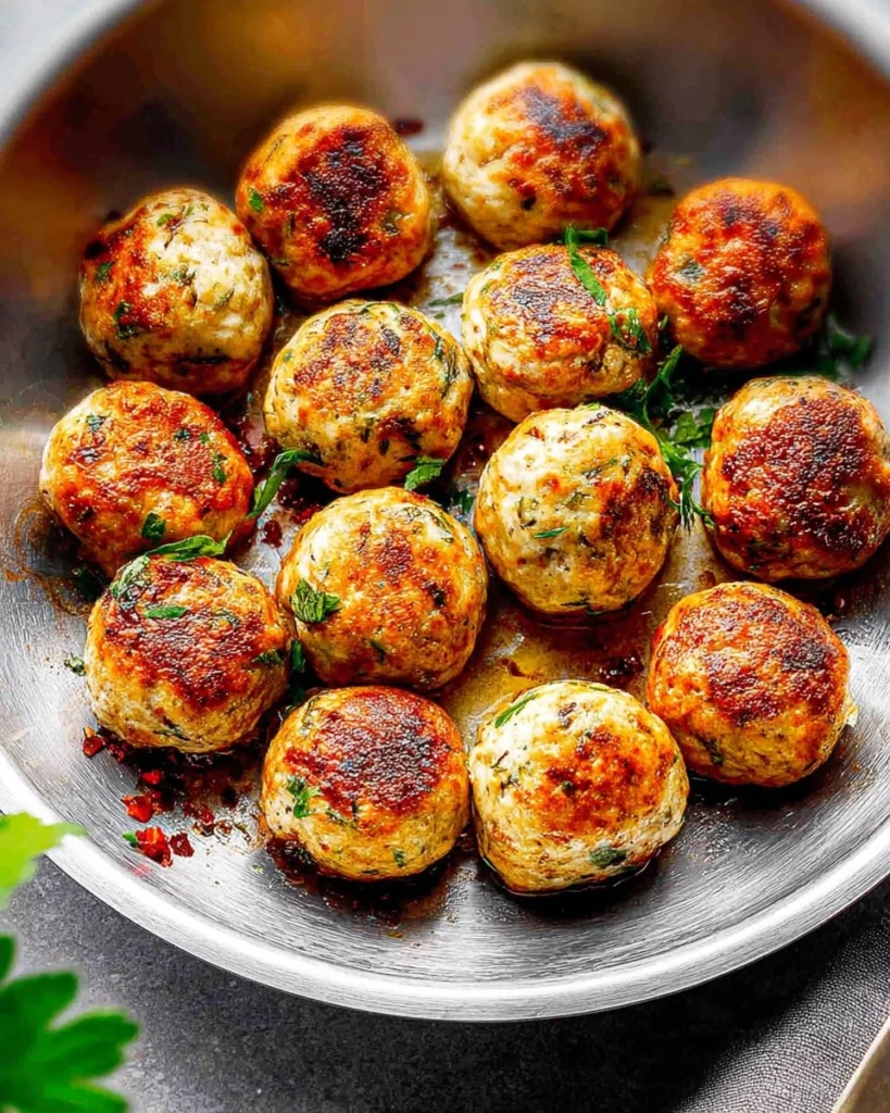 Mediterranean-Chicken-Meatballs-Recipe