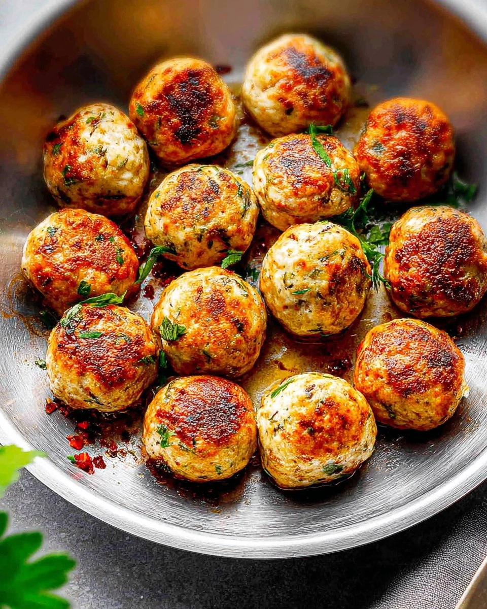 Mediterranean Chicken Meatballs