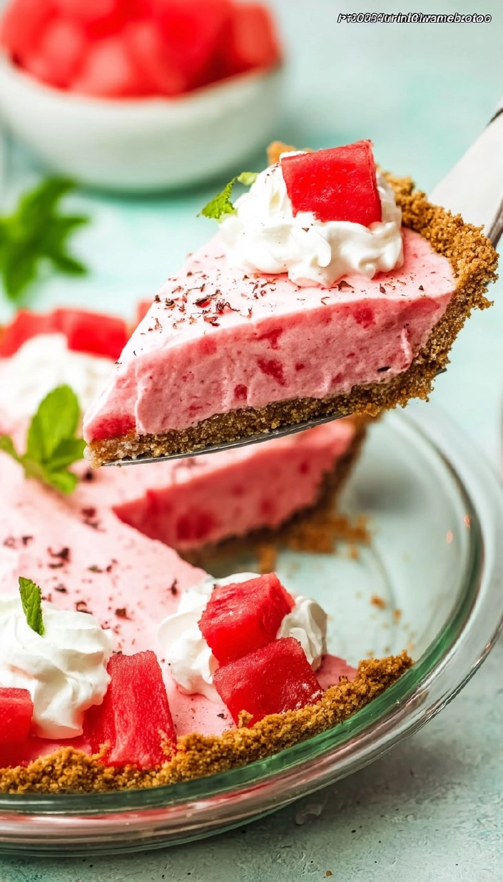 No-Bake Watermelon Pie: An Easy Summer Dessert