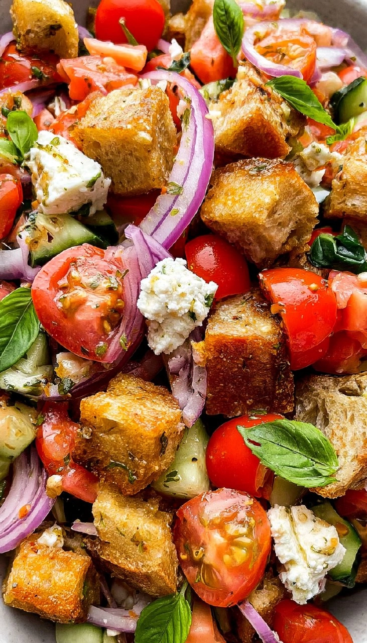 Panzanella Salad (Italian Bread Salad)
