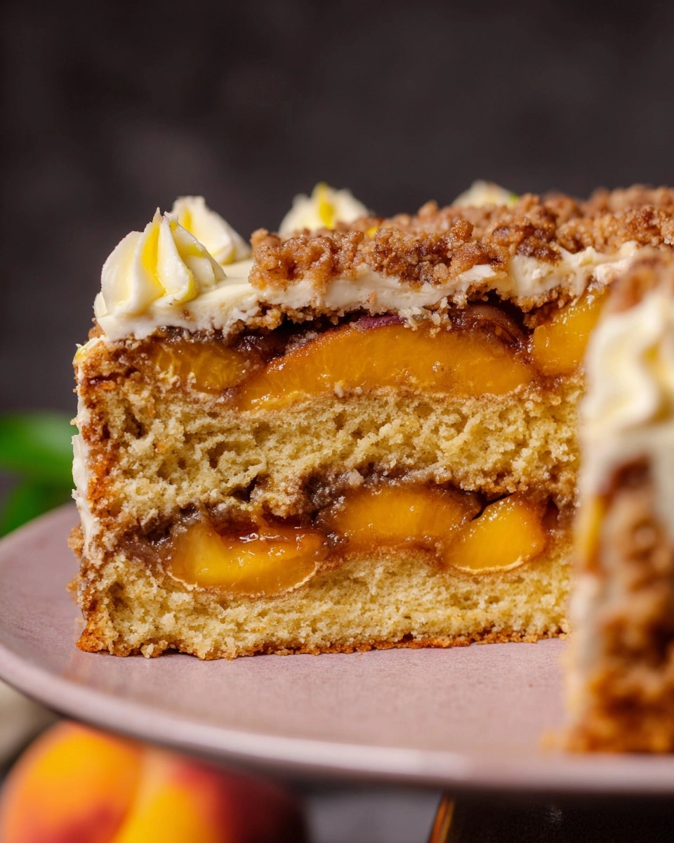 Peach Cobbler Cake 189 Peach Cobbler Cake