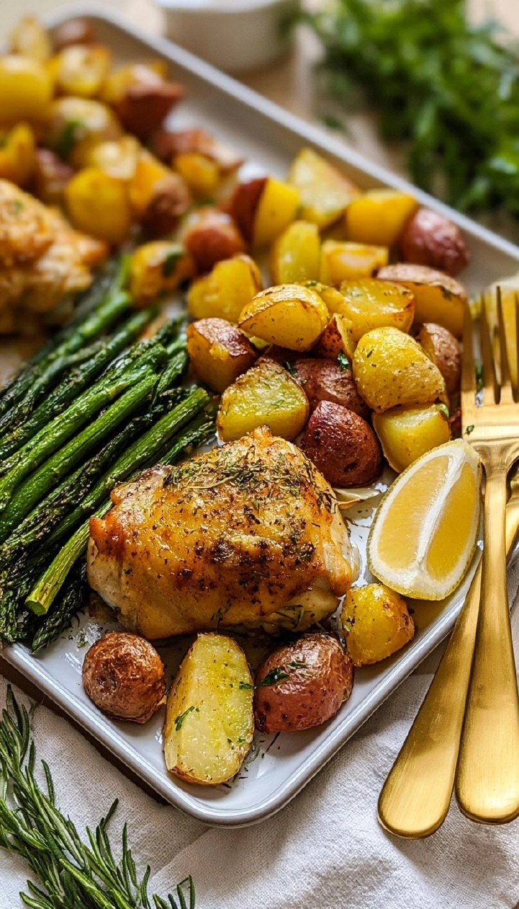 Sheet Pan Chicken and Potatoes 105 Sheet Pan Chicken and Potatoes