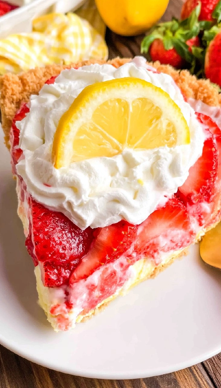 Strawberry Lemonade Pie 130 Strawberry Lemonade Pie