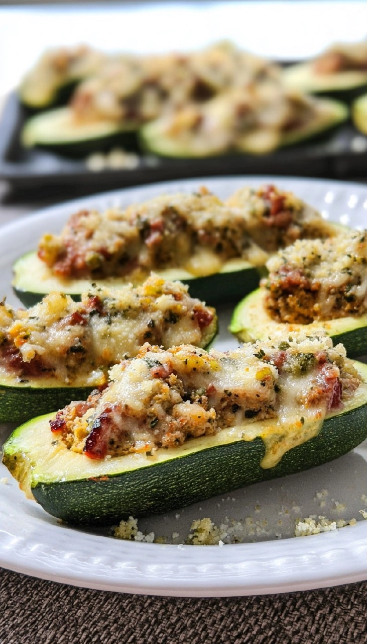 Stuffed Zucchini Boats 95 Stuffed Zucchini Boats