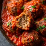 Baked Meatball Recipe (with The Best Marinara Sauce) 126 Baked-Meatball-Recipe-with-The-Best-Marinara-Sauce-Recipe