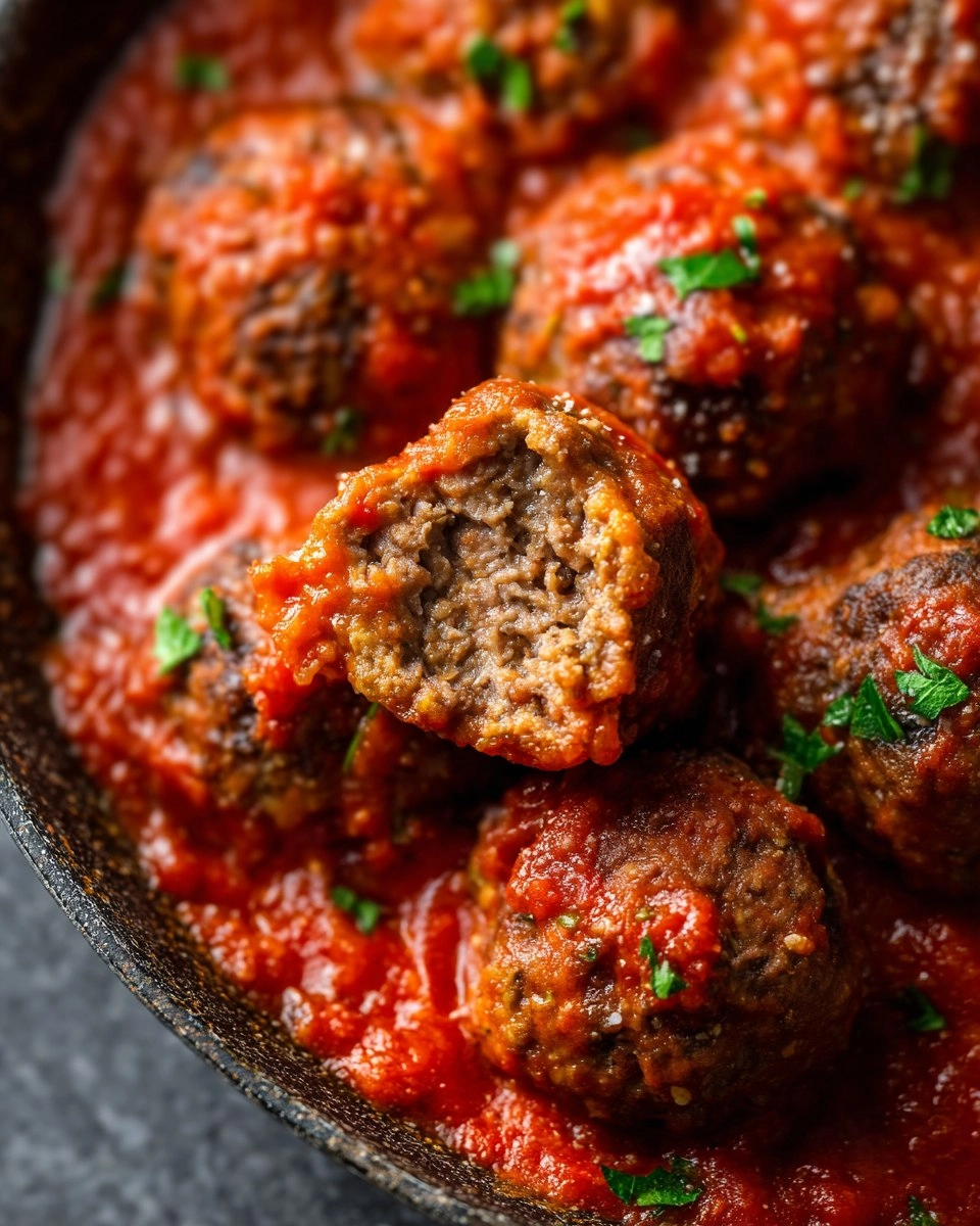Baked-Meatball-Recipe-with-The-Best-Marinara-Sauce-Recipe