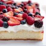Berries & Cream Sheet Cake 131 Berries-Cream-Sheet-Cake-Recipe