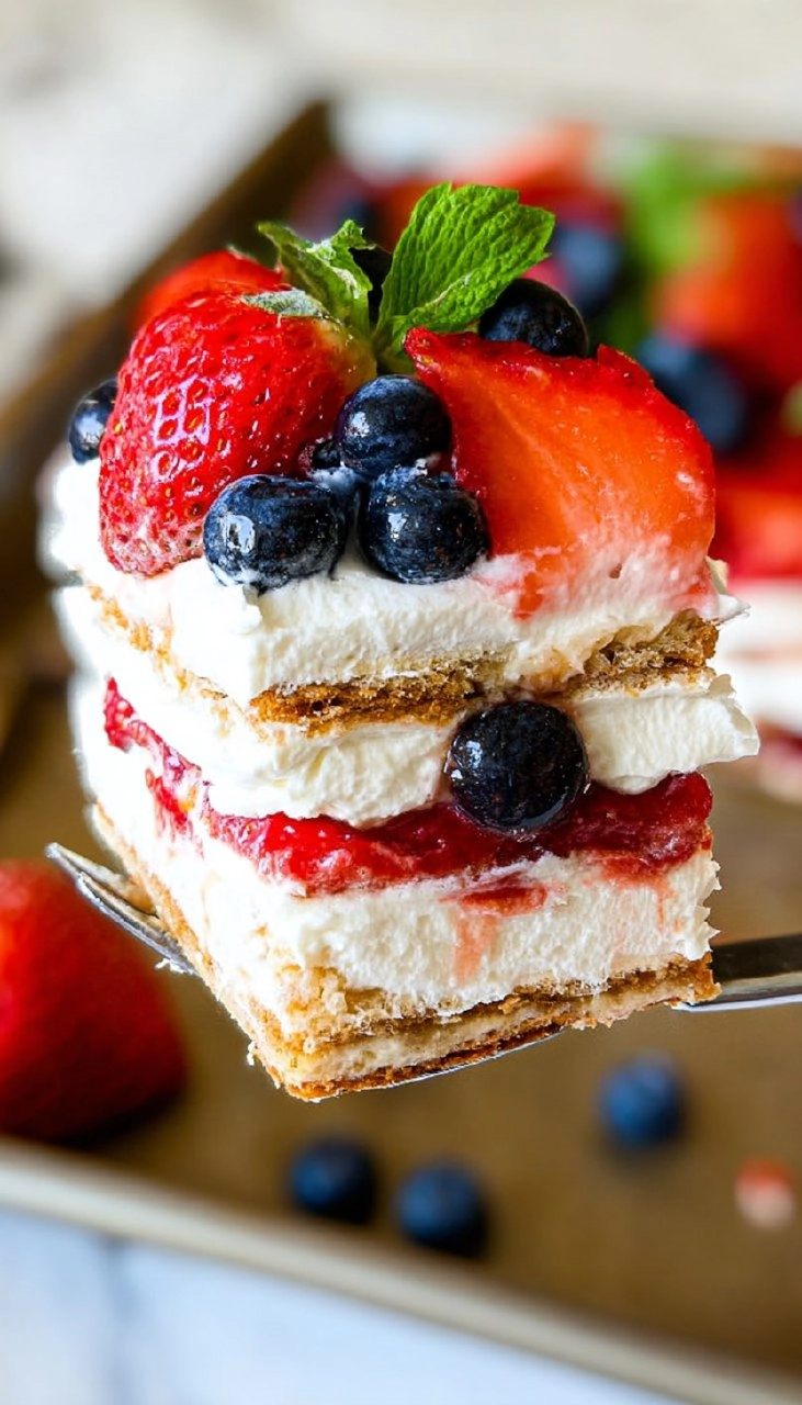 Berry Icebox Cake 80 Berry Icebox Cake