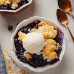 Blueberry-Cobbler-with-Almond-Topping-Recipe