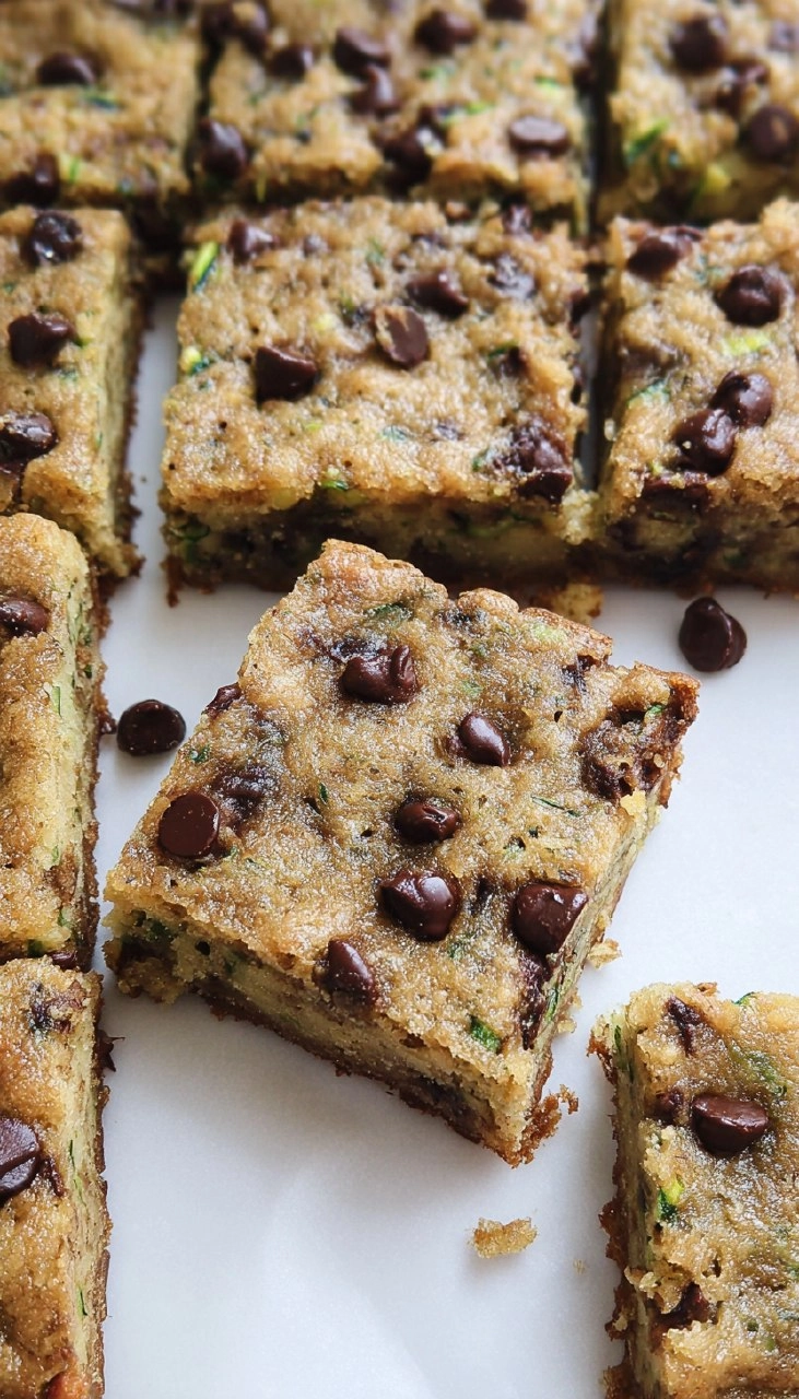 Chocolate Chip Zucchini Bars 100 Chocolate Chip Zucchini Bars