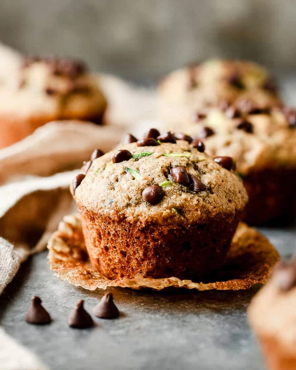 Chocolate-Chip-Zucchini-Muffins-Recipe