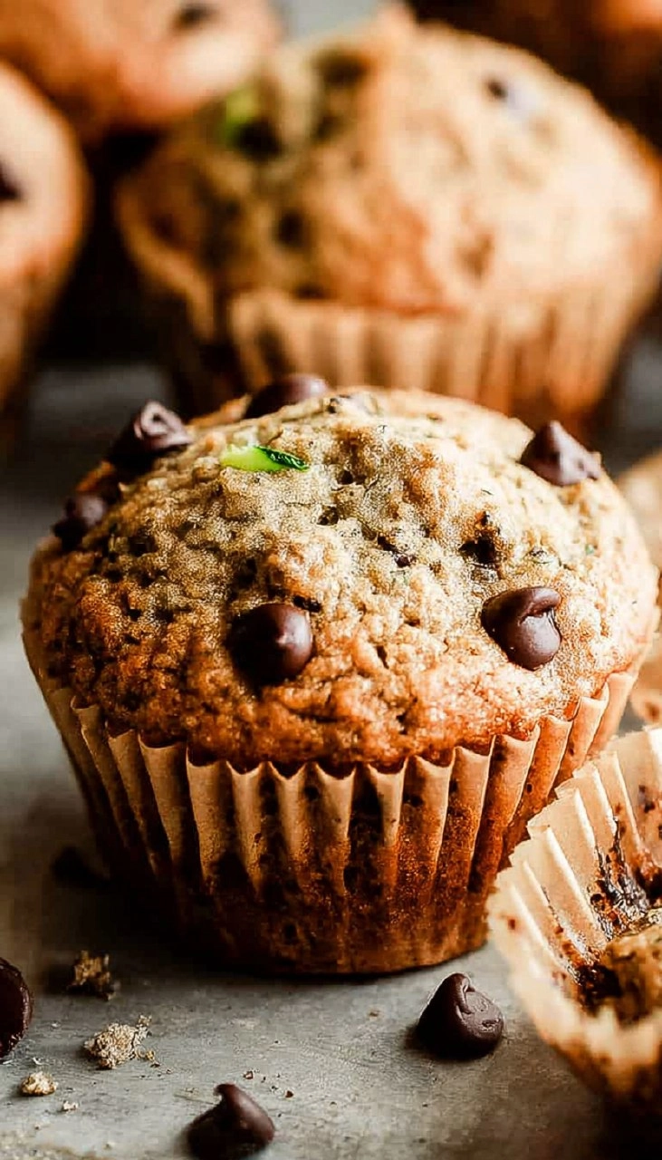 Chocolate Chip Zucchini Muffins