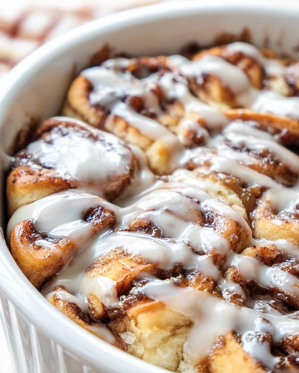 Cinnamon Roll Peach Cobbler