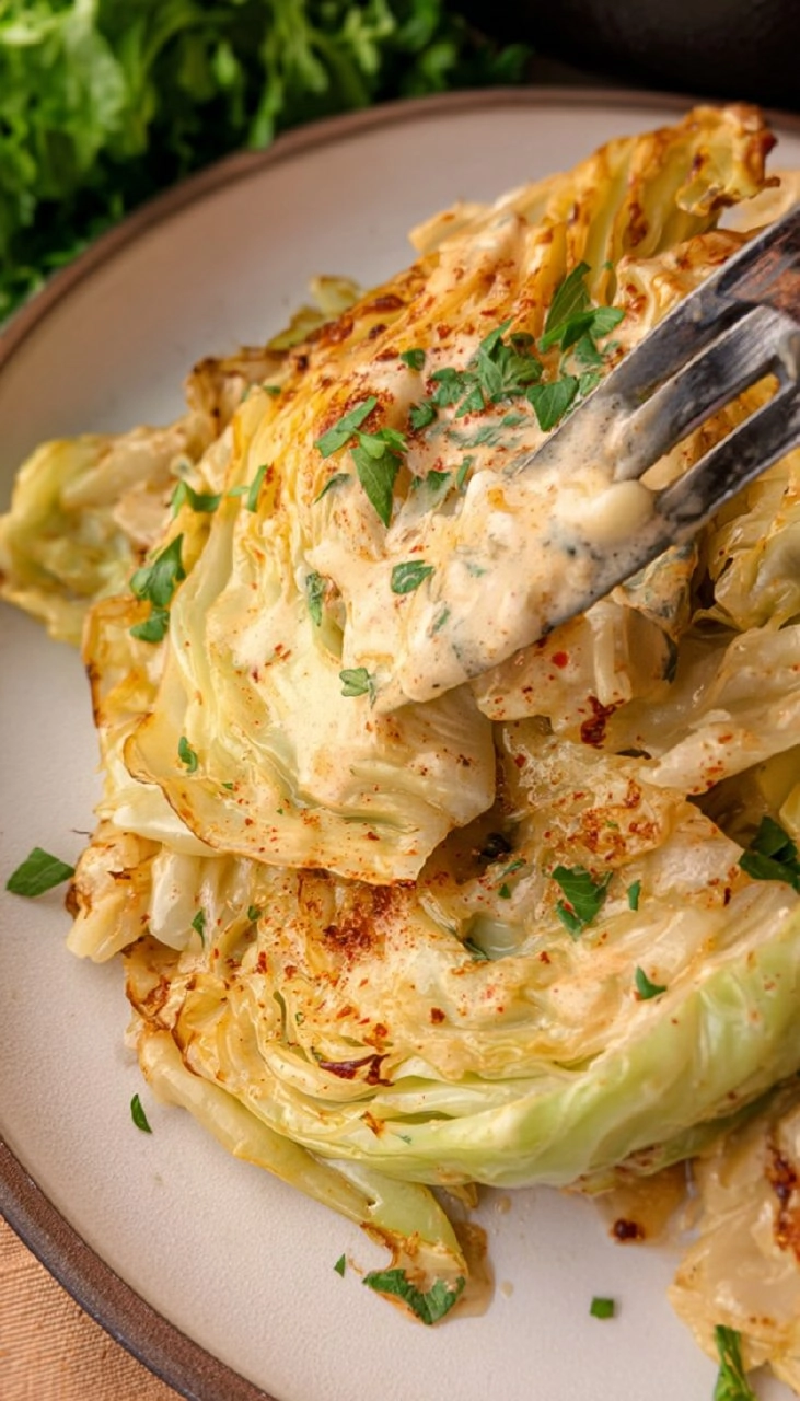 Creamy Garlic Parmesan Cabbage (Low Carb Skillet Recipe)