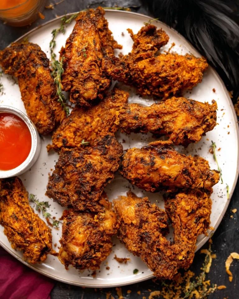 Crispy-Spicy-Fried-Chicken-Wings-Recipe