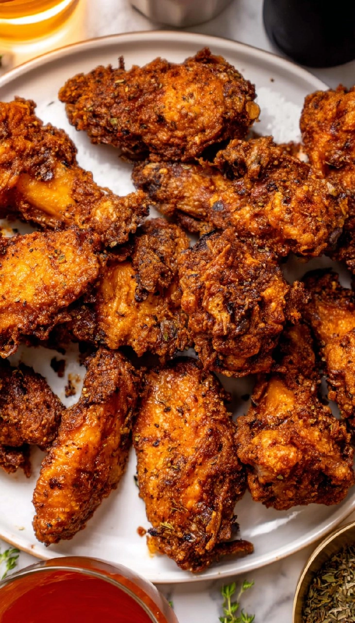 Crispy Spicy Fried Chicken Wings 115 Crispy Spicy Fried Chicken Wings