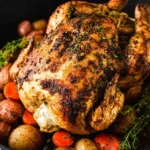 Easy Whole Roast Chicken (Crispy Skin + Juicy Inside) 116 Easy-Whole-Roast-Chicken-Crispy-Skin-Juicy-Inside-Recipe