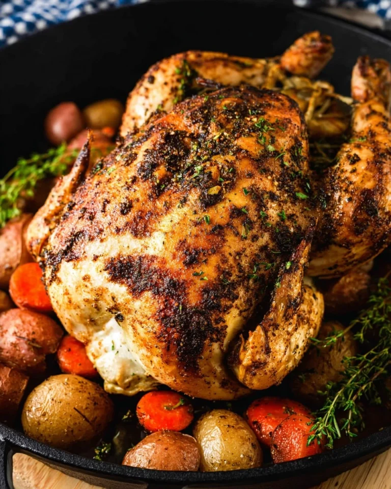 Easy-Whole-Roast-Chicken-Crispy-Skin-Juicy-Inside-Recipe