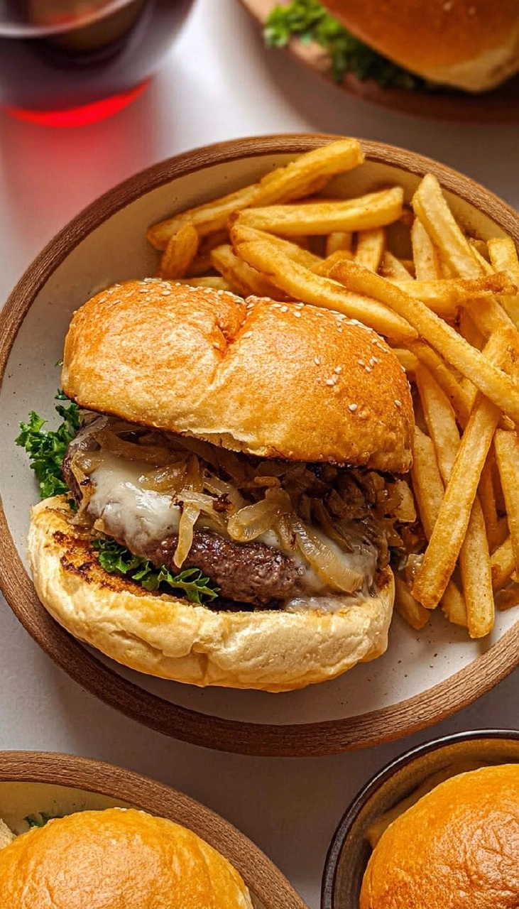 French Onion Burgers 140 French Onion Burgers